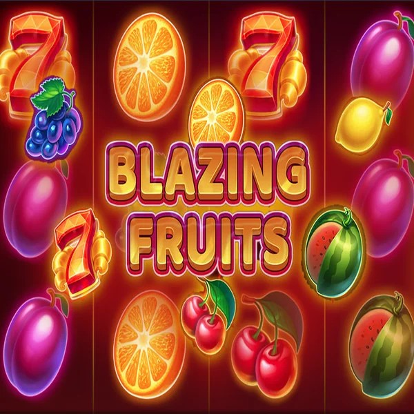 Blazing Fruits slot visual from Inbet Games available on casoolcasino.de