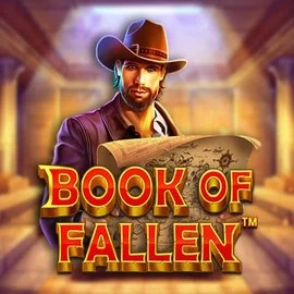 Book Of Fallen online game logo by Pragmatic Play on casoolcasino.de