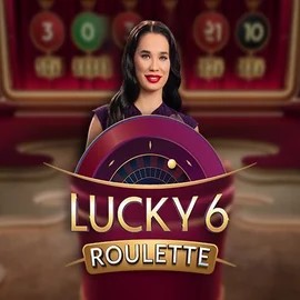 Official Live Casino logo: Lucky 6 Roulette by Pragmatic Play at Casoola Casino