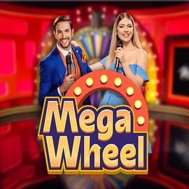 Mega Wheel slot logo by Pragmatic Play at Casoola Casino