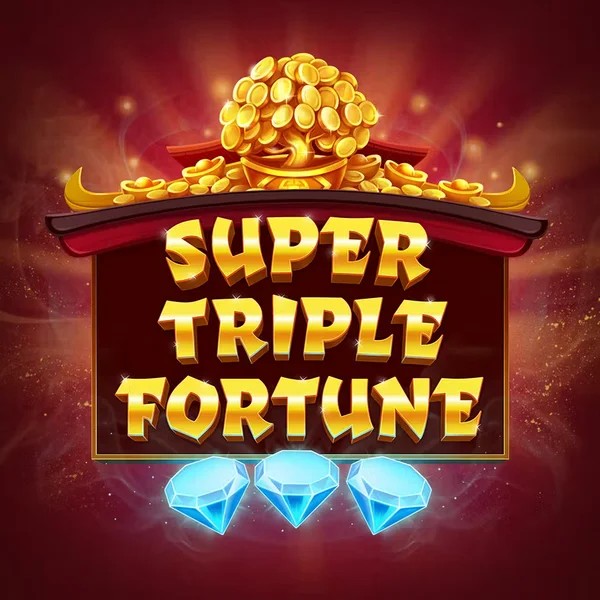 Super Triple Fortune slot logo by Greentube at Casoola Casino