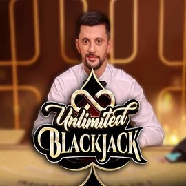 Unlimited Blackjack logo by Ezugi at Casoola Casino